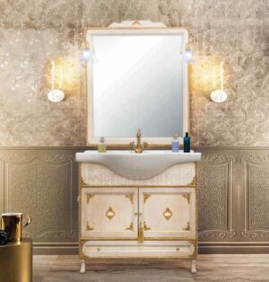 MOBILE BAGNO AVORIO E ORO