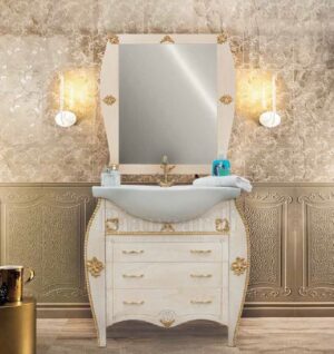 MOBILE BAGNO AVORIO E ORO