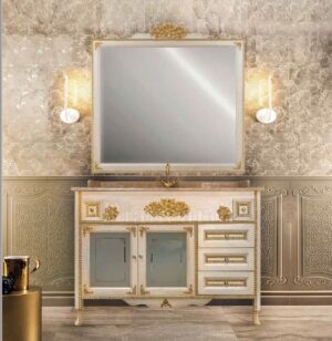 MOBILE BAGNO AVORIO E ORO