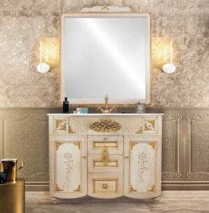 MOBILE BAGNO AVORIO E ORO