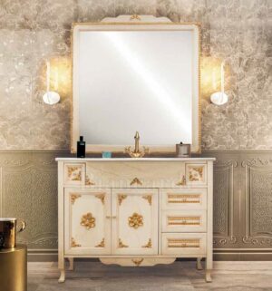 MOBILE BAGNO AVORIO E ORO