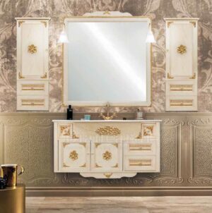 MOBILE BAGNO AVORIO E ORO