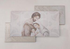 quadro moderno sacra famiglia