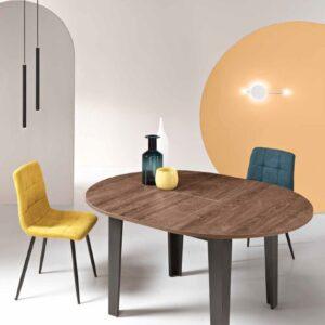 tavolo da pranzo effetto legno