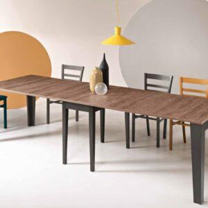 tavolo moderno effetto legno