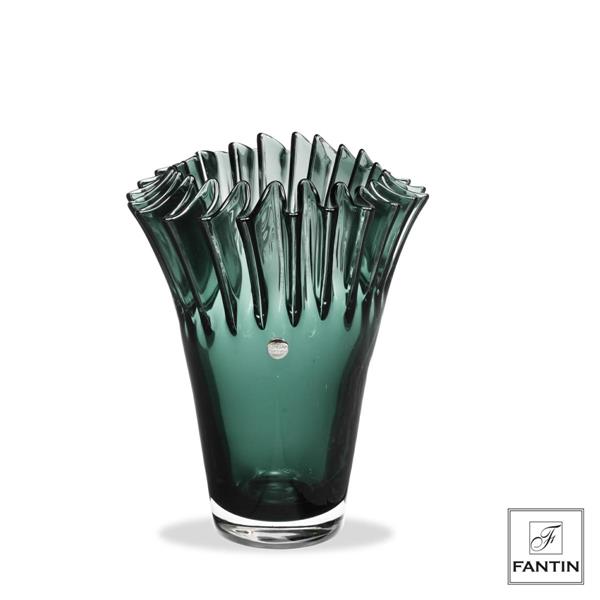 VASO IN VETRO PETROLIO VASO IN VETRO PETROLIO