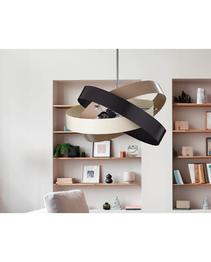 LAMPADARIO STILE MODERNO CONTEMPORANEO TRIO D50