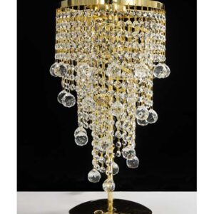 LUME STILE CONTEMPORANEO CON CRISTALLI E SFERE TWIST
