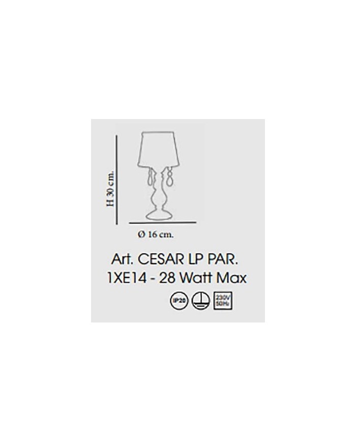 LUMETTO STILE CLASSICO CESAR
