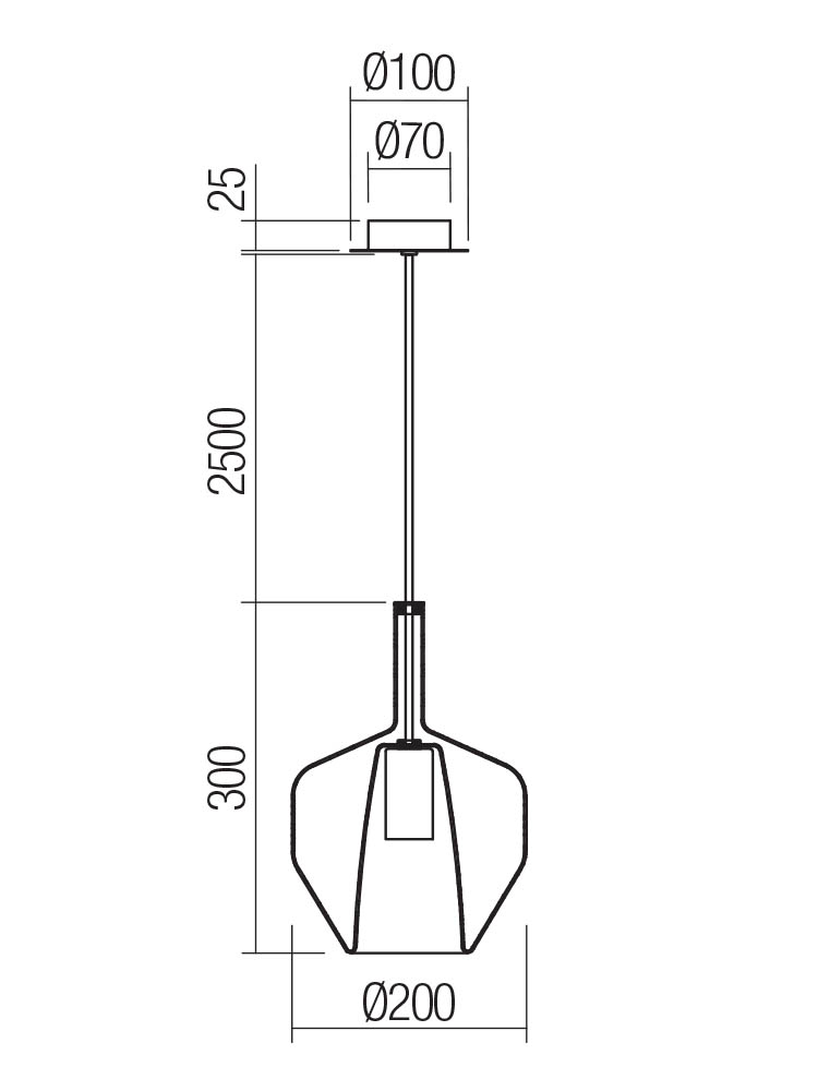 SOSPENSIONE STILE MODERNO TRESOR SP 20