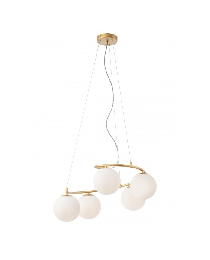 LAMPADARIO A SOSPENSIONE STILE MODERNO VOLLEY SP 5 TOND
