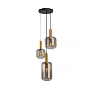 SOSPENSIONE A 3 LUCI STILE MODERNO CONTEMPORANEO BRINA DIAM: 32 CM
