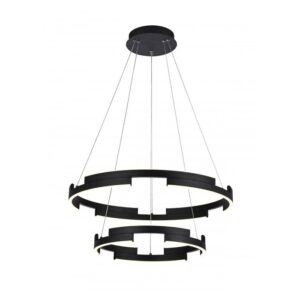 SOSPENSIONE STILE MODERNO CASTLE G NERO DIAM: 60 CM