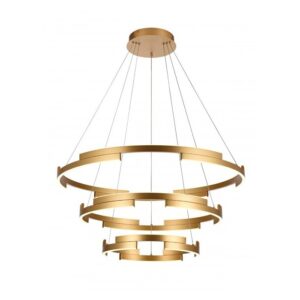 SOSPENSIONE STILE MODERNO CASTLE BIG ORO DIAM: 80 CM