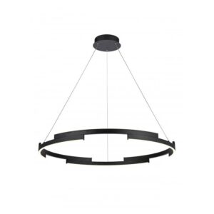 SOSPENSIONE STILE MODERNO CASTLE M NERO DIAM: 80 CM
