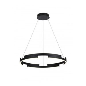 SOSPENSIONE STILE MODERNO CASTLE P NERO DIAM: 60 CM
