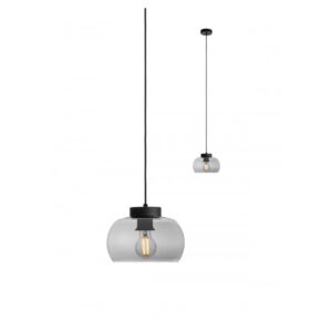 SOSPENSIONE A UNA LUCE STILE MODERNO CROMA DIAM: 22 CM