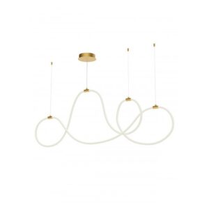 SOSPENSIONE STILE MODERNO HENK ORO LUNGHEZZA: 150 CM