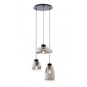 SOSPENSIONE A 3 LUCI STILE MODERNO LUKE DIAM: 37 CM