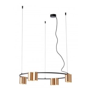 SOSPENSIONE STILE MODERNO MODI TONDO ORO DIAM: 64 CM