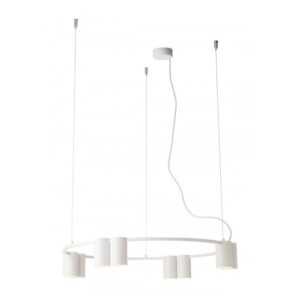 SOSPENSIONE STILE MODERNO MODI TONDO BIANCO DIAM: 64 CM