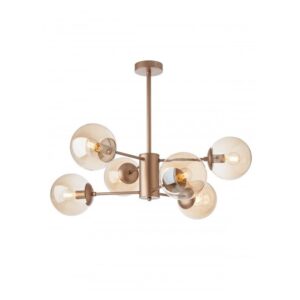 SOSPENSIONE A 6 LUCI STILE MODERNO MUNDI DIAM: 70 CM