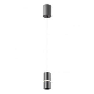 SOSPENSIONE A UNA LUCE IN STILE MODERNO NAKU NERO DIAM: 6 CM