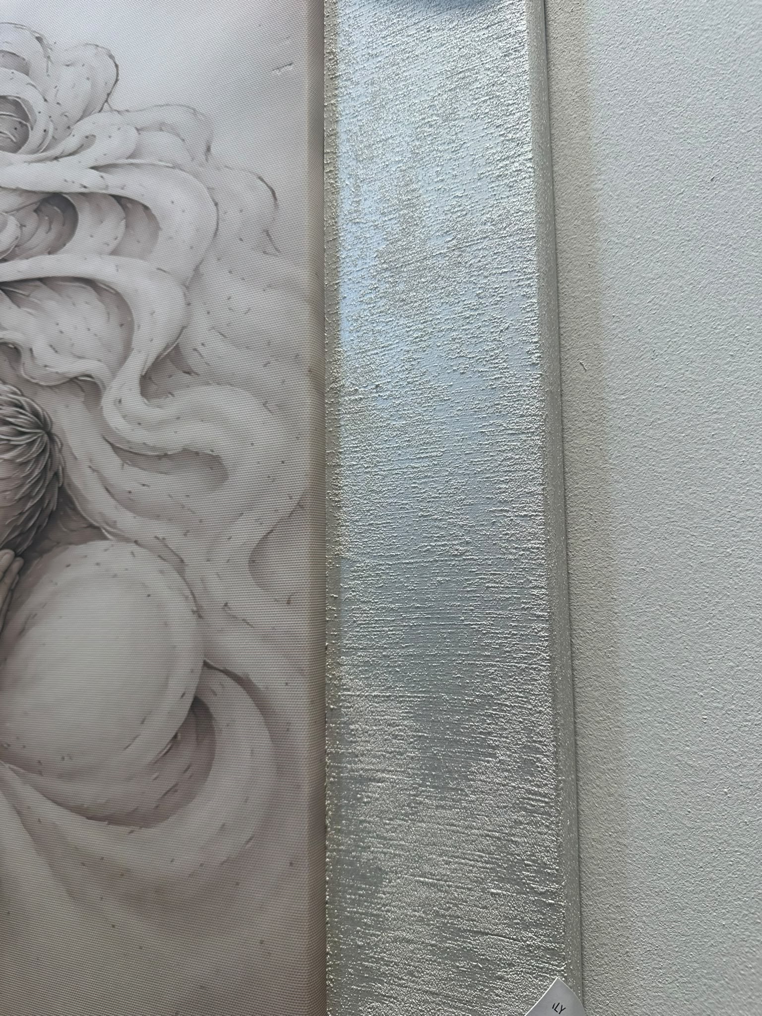 QUADRO SACRA FAMIGLIA CORNICE GHIACCIO 115X70 CM