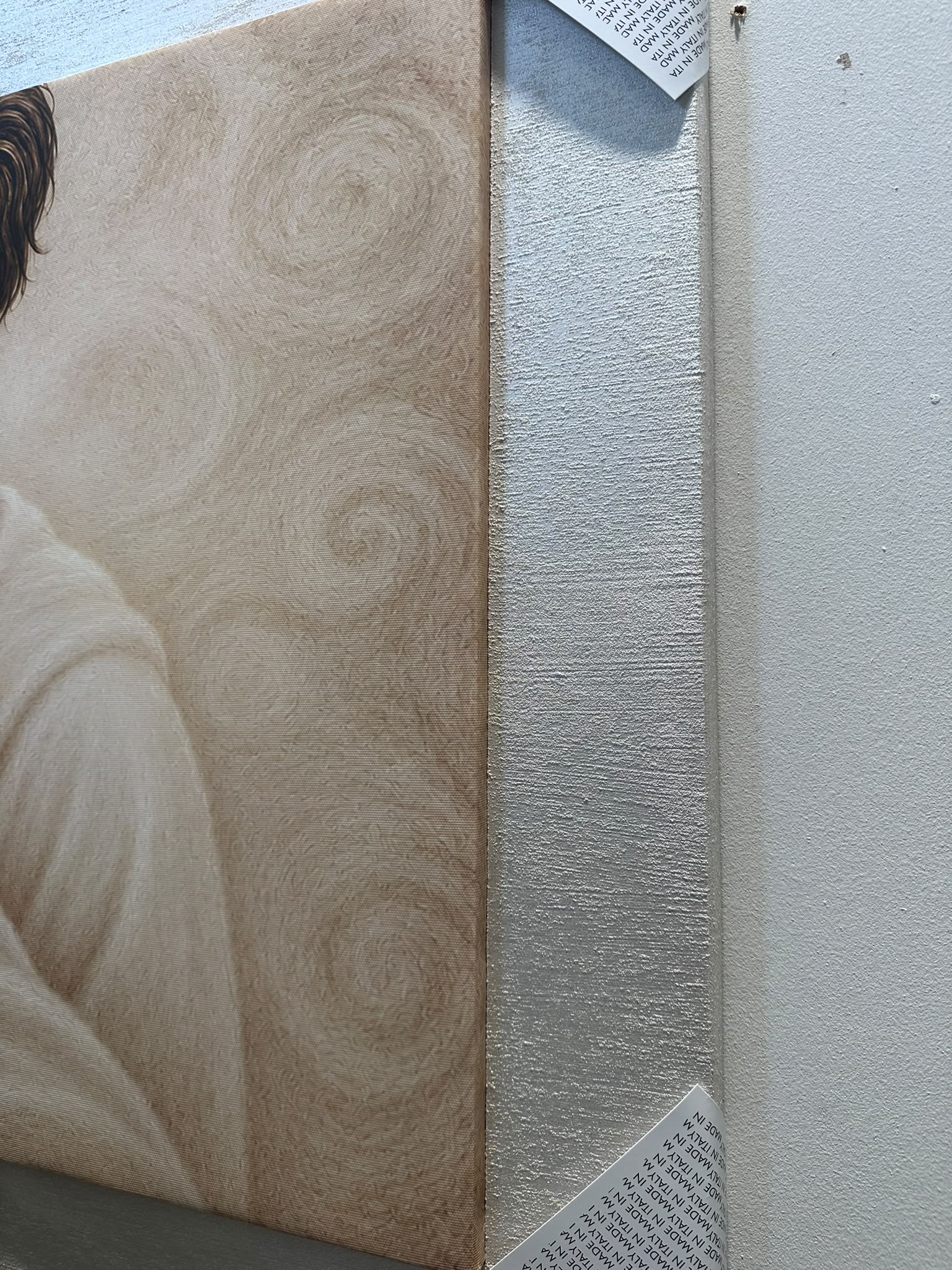 QUADRO SACRA FAMIGLIA CORNICE GHIACCIO 115X70 CM
