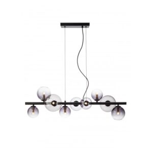 SOSPENSIONE STILE MODERNO ASTRA SP9 NERO E FUME