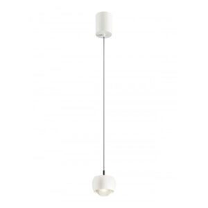 SOSPENSIONE UNA LUCE STILE MODERNO AVES BIANCO DIAM: 9 CM