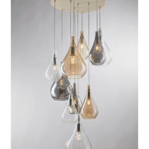 LAMPADARIO STILE MODERNO CONTEMPORANEO GOCCIA LM10