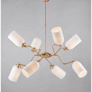 LAMPADARIO 8 LUCI A SOSPENSIONE STILE MODERNO MASAY DIAM: 90 CM
