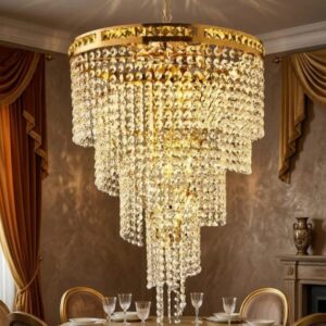 SOSPENSIONE SILE CONTEMPORANEO CELINE D 50 CM 9 LUCI