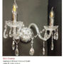 APPLIQUE-IN-CRISTALLO-2-LUCI-STRUTTURA-CROMO-153973335990