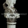 CAVALLO-COLONNA-IN-CERAMICA-CREMA-E-ORO-CON-CRISTALLI-SWAROVSKI-152880763480