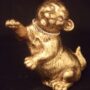 GHEPARDO-CUCCIOLO-IN-CERAMICA-FOGLIA-ORO-CON-OCCHI-E-COLLARE-IN-CRISTALLO-162564713370