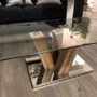TAVOLINO-LEYURILE-RETTANGOLARE-PIANO-IN-VETRO-E-BASE-IN-LEGNO-BIANCO-O-ROVERE-162949416580-2