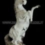 CAVALLO-IN-CERAMICA-BIANCO-PLATINO-CON-DECORI-E-CRISTALLI-SWAROVSKI-162870159191