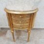 COMODINO-IN-LEGNO-FOGLIA-ORO-CON-3-CASSETTI-E-TOP-IN-MARMO-COLONNINA-153225641631-3