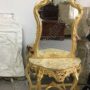 CONSOLLE-E-SPECCHIO-IN-LEGNO-FOGLIA-ORO-E-TOP-IN-MARMO-INGRESSO-CASA-ARREDO-153219593531