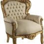 POLTRONA-IN-LEGNO-FOGLIA-ORO-ED-ECOPELLE-AVORIO-164858893761