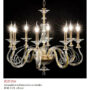 LAMPADARIO-IN-CRISTALLO-8-LUCI-STRUTTURA-ORO-153970520632