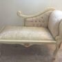 PANCA-IN-LEGNO-PANNA-CON-DECORI-ORO-STOFFA-PANNA-CON-CRISTALLI-154307159962