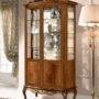 VETRINA-A-2-ANTE-IN-LEGNO-NOCE-E-DECORI-IN-FOGLIA-ORO-ARREDO-CASA-SOGGIORNO-153233361492