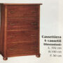 CASSETTIERA-IN-LEGNO-NOCE-4-CASSETTI-154327371293