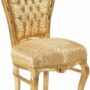 SEDIA-IN-LEGNO-ORO-CON-TESSUTO-AVORIO-DAMASCATO-CON-STRASS-164860710433