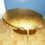 TAVOLO-TAVOLINO-OVALE-IN-LEGNO-DECORO-FOGLIA-ORO-SALOTTO-SOGGIORNO-ARREDO-CASA-162200356143
