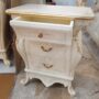 TRIS-DI-COMO-CON-COMODINI-IN-LEGNO-AVORIO-CON-DECORI-CAMERA-DA-LETTO-163270367903-7