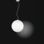 6346-SOSPENSIONE-SFERA-GRANDE-CROMO-LUCIDO-E-VETRO-BIANCO-2-LUCI-163131513584